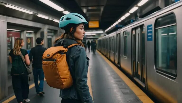 Bicicletas dobráveis elétricas para transporte em metrôs