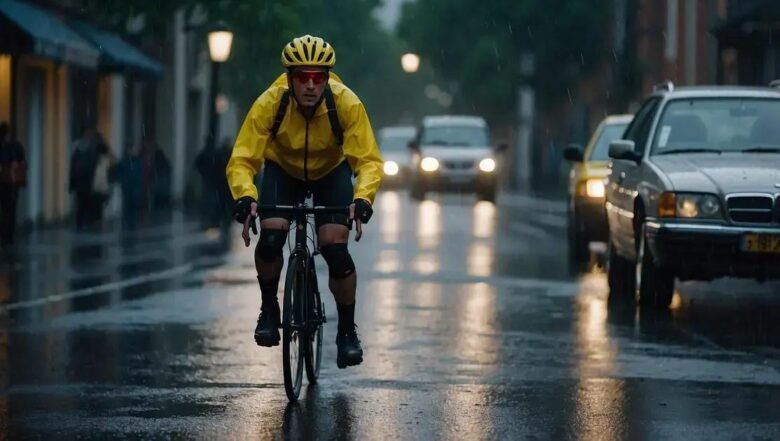 Cuidados essenciais para ciclistas em clima chuvoso