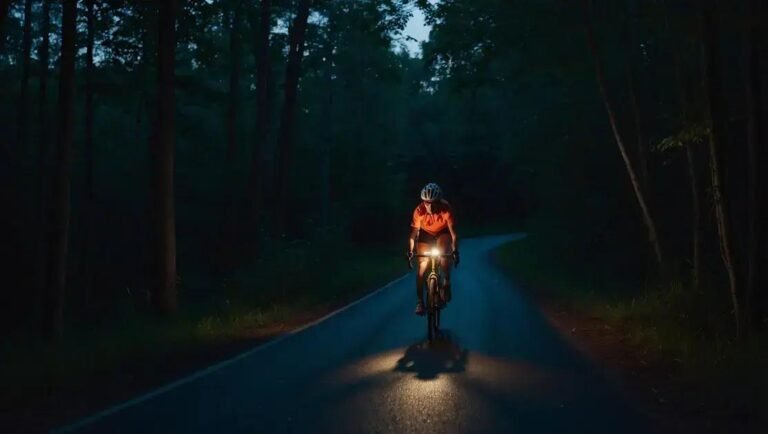 Faróis potentes para pedalar à noite em segurança