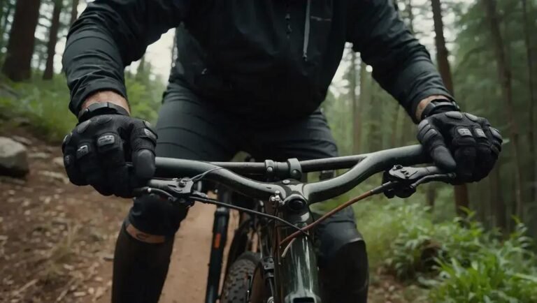 Luvas com amortecimento ideal para mountain bike técnico