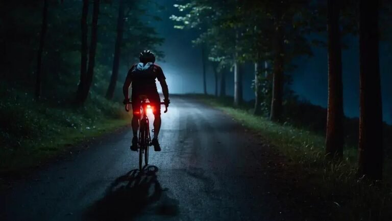 Luzes traseiras recarregáveis para pedais noturnos