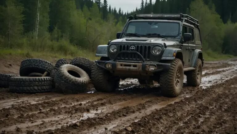 Tipos de pneus para trilhas com lama e cascalho